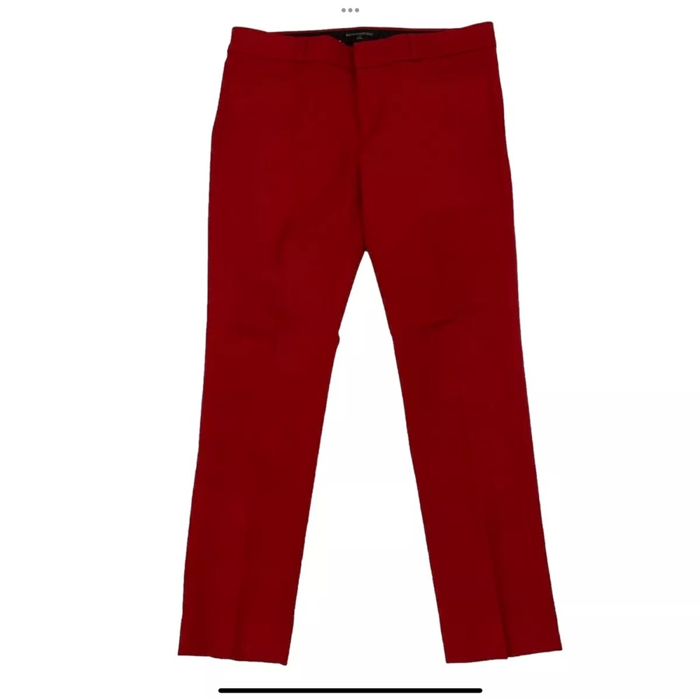 Banana Republic Pants Size 6 Sloan Fit Red Ankle 
Stretch 4 Pockets